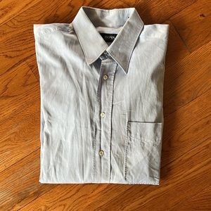 Hugo Boss classic light blue shirt that pairs stylishly with any suit or tie